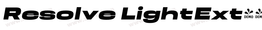 Resolve LightExt字体转换